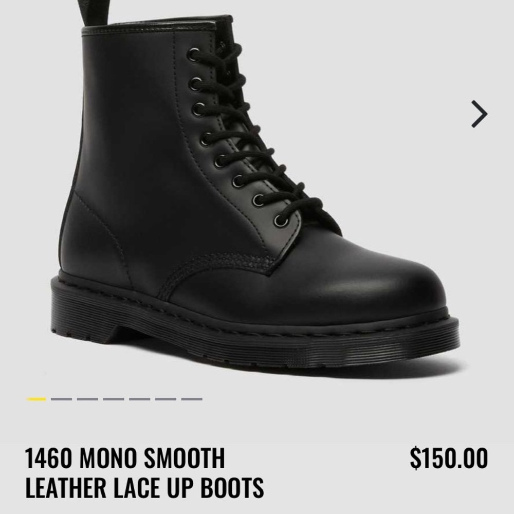 1460 MONO SMOOTH LEATHER DR MARTENS